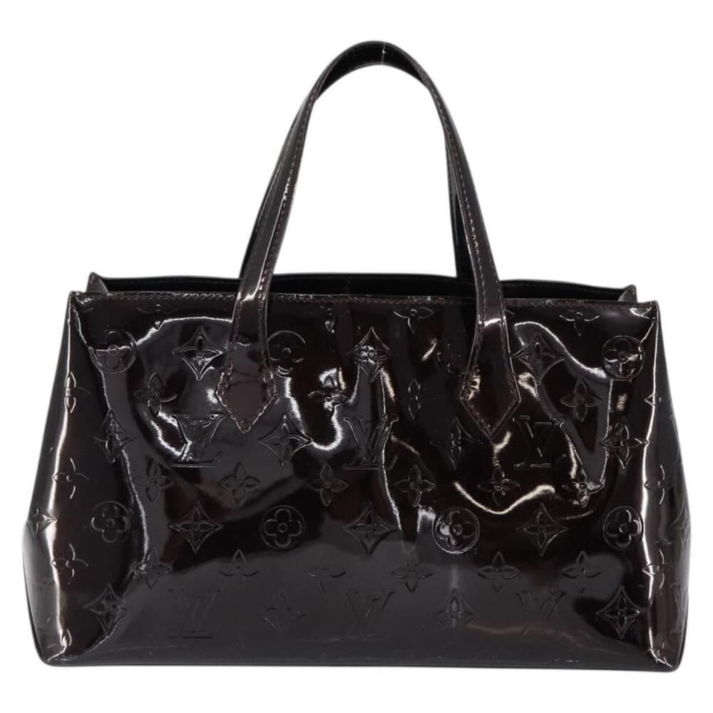 LOUIS VUITTON Monogram Vernis Wilshire PM Hand Bag Amarante M93641 Auth gh1345 - Picture 2 of 16
